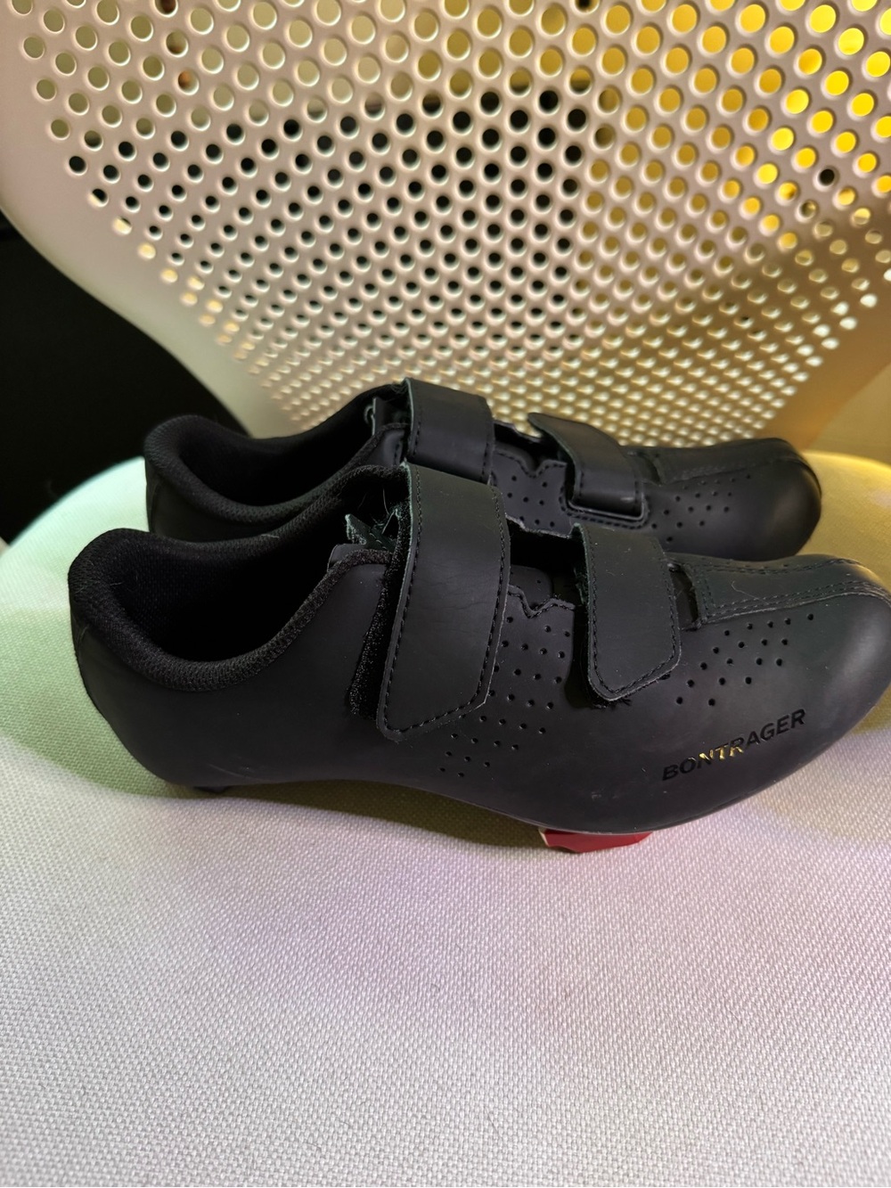 Bontrager Women's Black Cycling Shoes with Velcro Straps - size 38